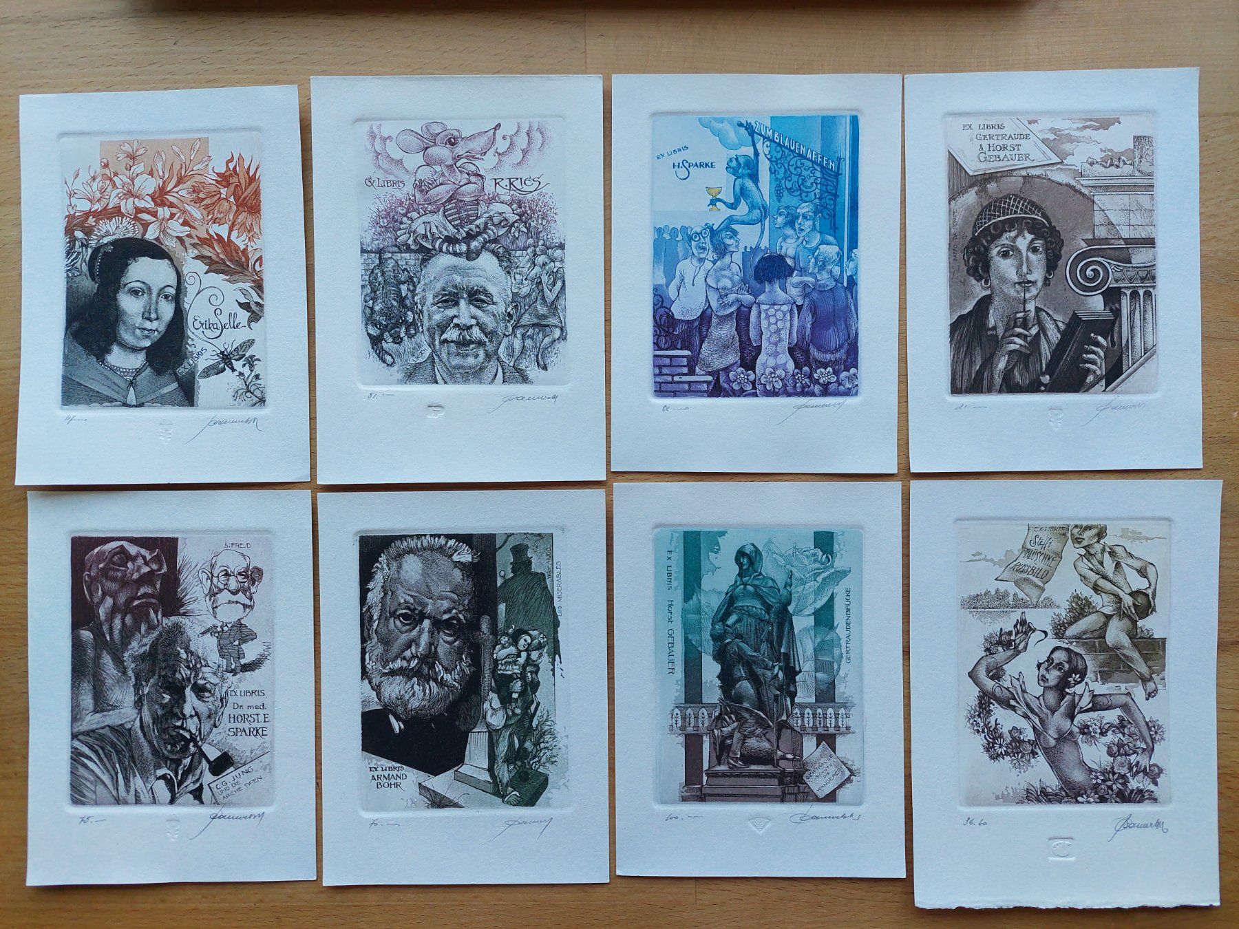 Dipinti: Sammlung Exlibris Hedwig Pauwels signiert – Usato da Obfelden venduto da Exlibris-Art