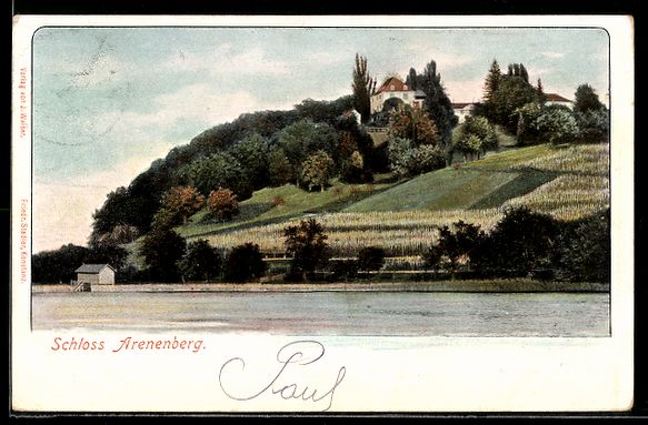 Cartes postales: AK Arenenberg, Blick auf das Schloss – D'occasion à Berlin par bartko-reher