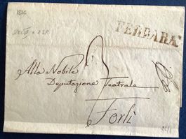 1836   Vorphila - Ferrara - Forli