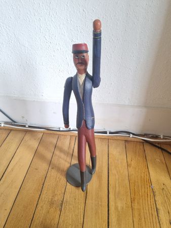 Antike Holzfigur, beweglichen Gliedern!