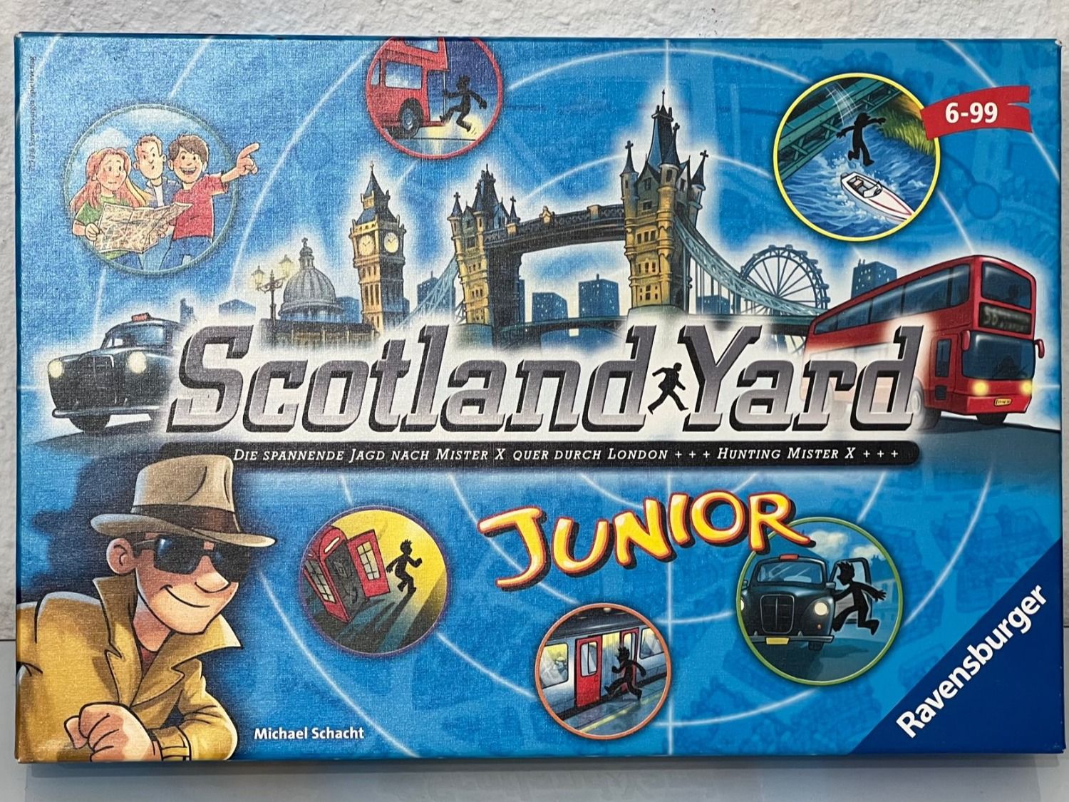 Ravensburger Giochi: Ravensburger - Scotland Yard Junior - Age 6-99 – Usato da GENÈVE venduto da triple7ch