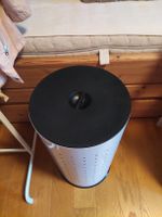 Wäschesammler rund perforiert weiss H60cm guter Zustand