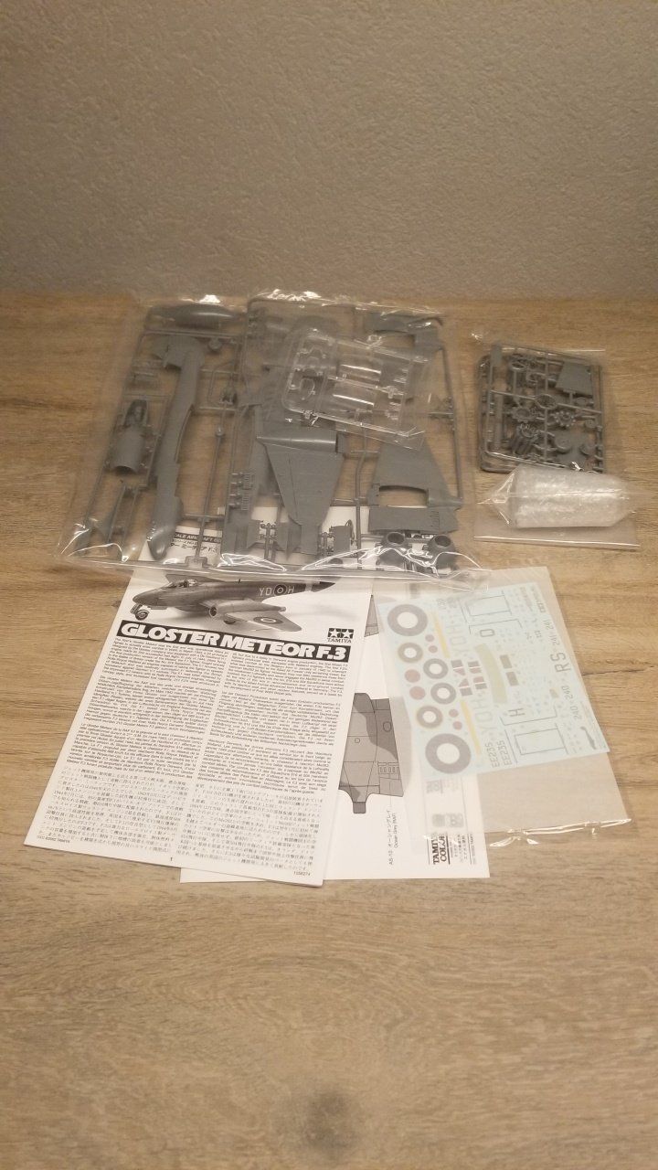 Tamiya Kit di modellismo & Modellini statici: Tamiya 61083 Gloster Meteor F.3 – Nuovo e nell'imballaggio originale da Schwadernau venduto da Blueray 2