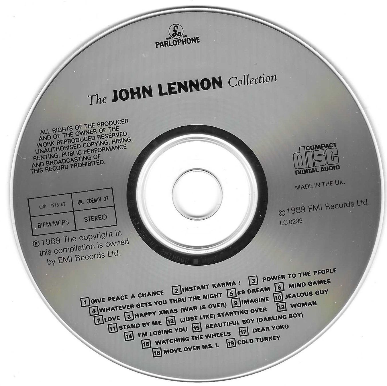 CD: JOHN LENNON  -  THE COLLECTION – Usato da Bex venduto da Giorgiob 2