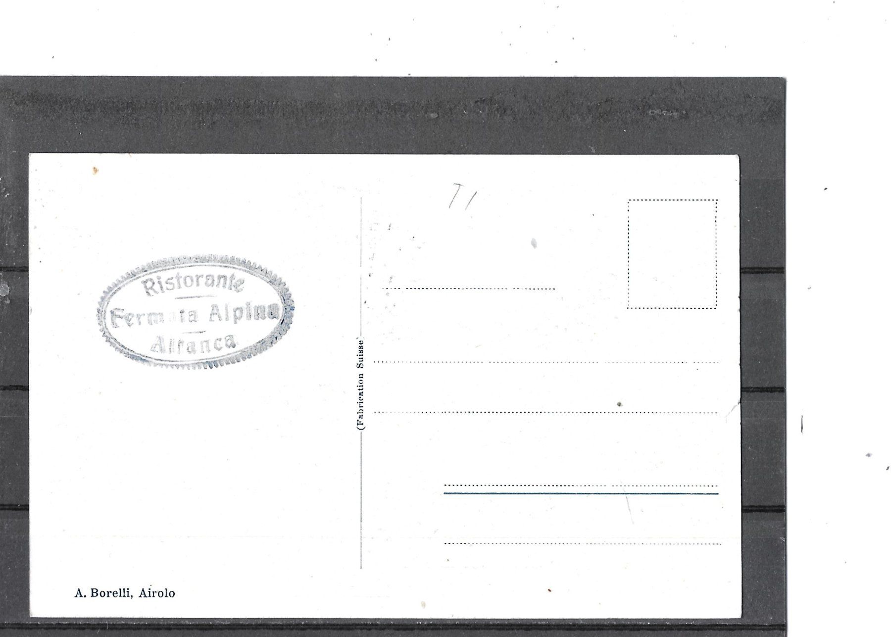 Cartoline postali: TI Altanca – Usato da Schocherswil venduto da Wilare 1