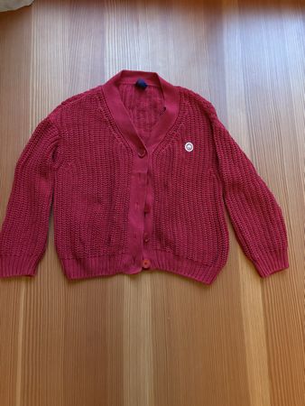 Rote Strickjacke Manitober, bio/fair, Gr. 134/140