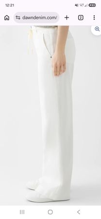 ​DAWN Denim Jeans „DEW FLARED“ Weiss – W26/L32 – Wie neu!