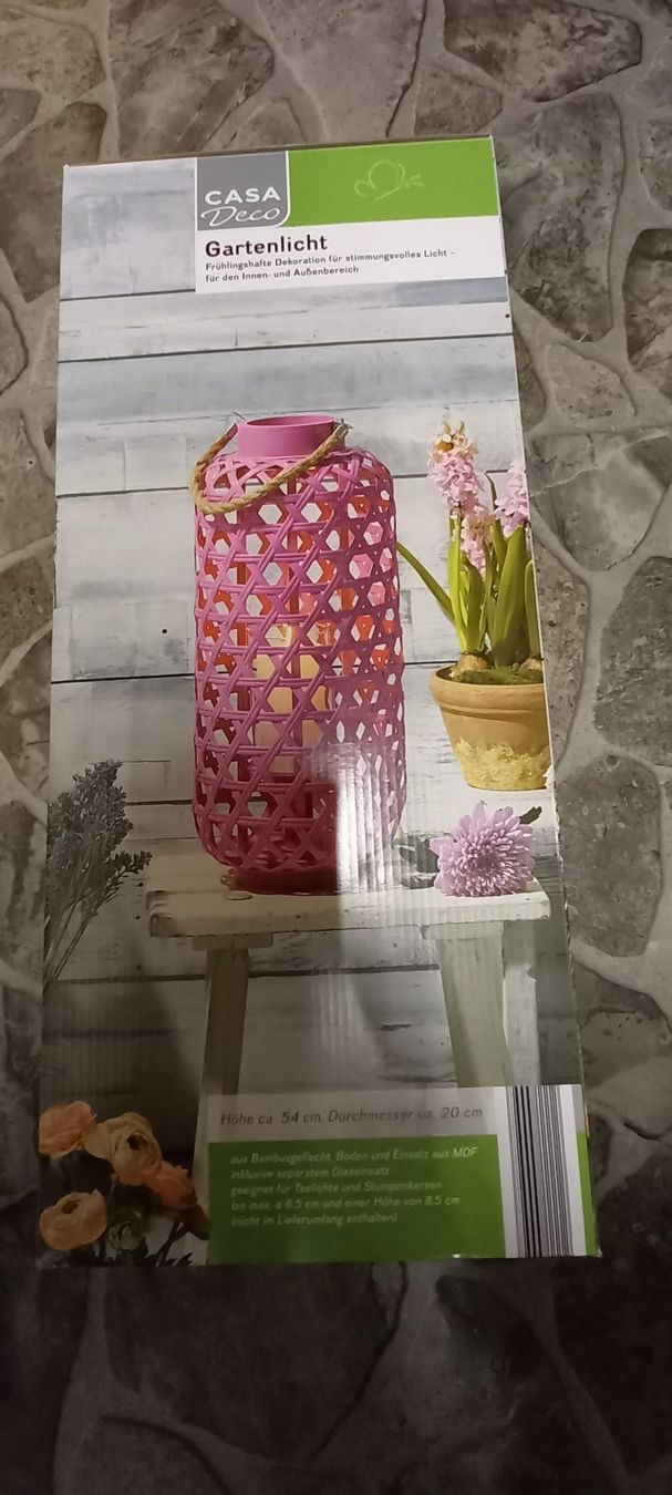 Portacandele: CASA Deco Gartenlicht Kerzen – Nuovo e nell'imballaggio originale da Salez venduto da EMERCARO