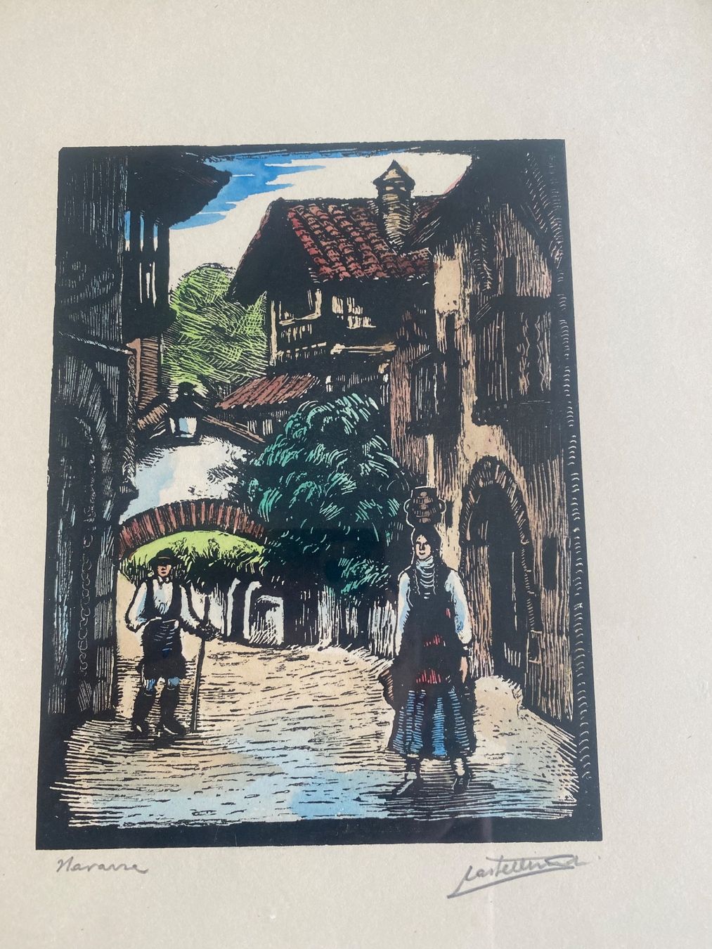 Grafica & Litografie: Juan Castells Marti, 1906 - 1995 Spanien – Usato da Buochs venduto da Chreschte2 5