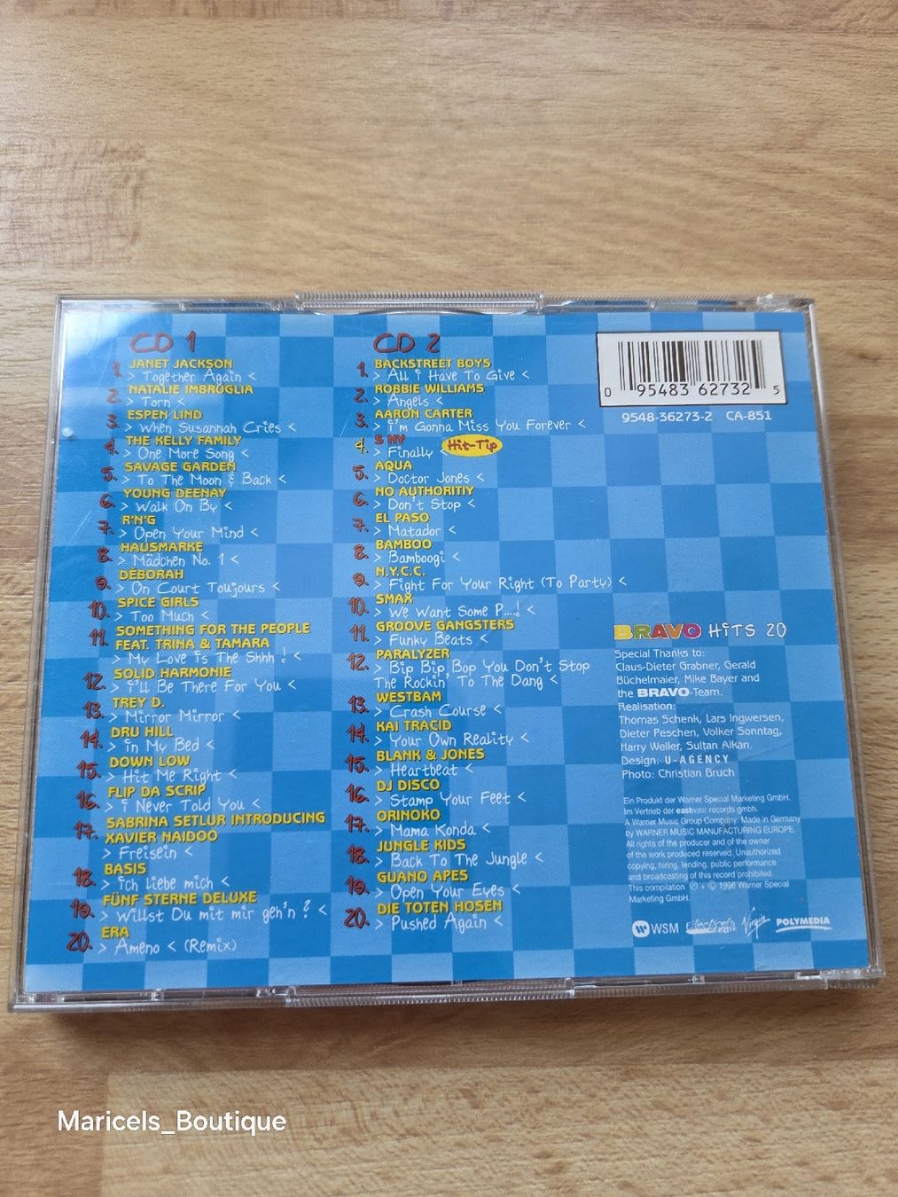 CD: BRAVO Hits Vol 20 CD 2CD Diverse Komponisten – Usato da Winterthur venduto da Maricels_Boutique 2