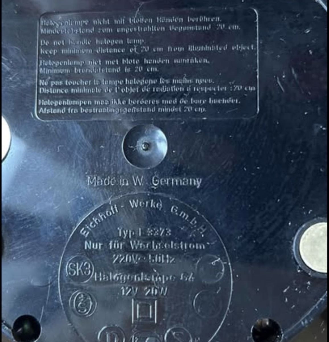 Lampade: lampe télescopique vintage Eichhoff Werke – Usato da Genève venduto da Mar7319 3