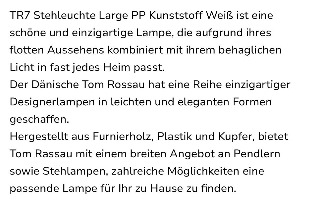 Lampade: Stechleuchte Tom Rosssau – Usato da Thörigen venduto da dave_r79 2