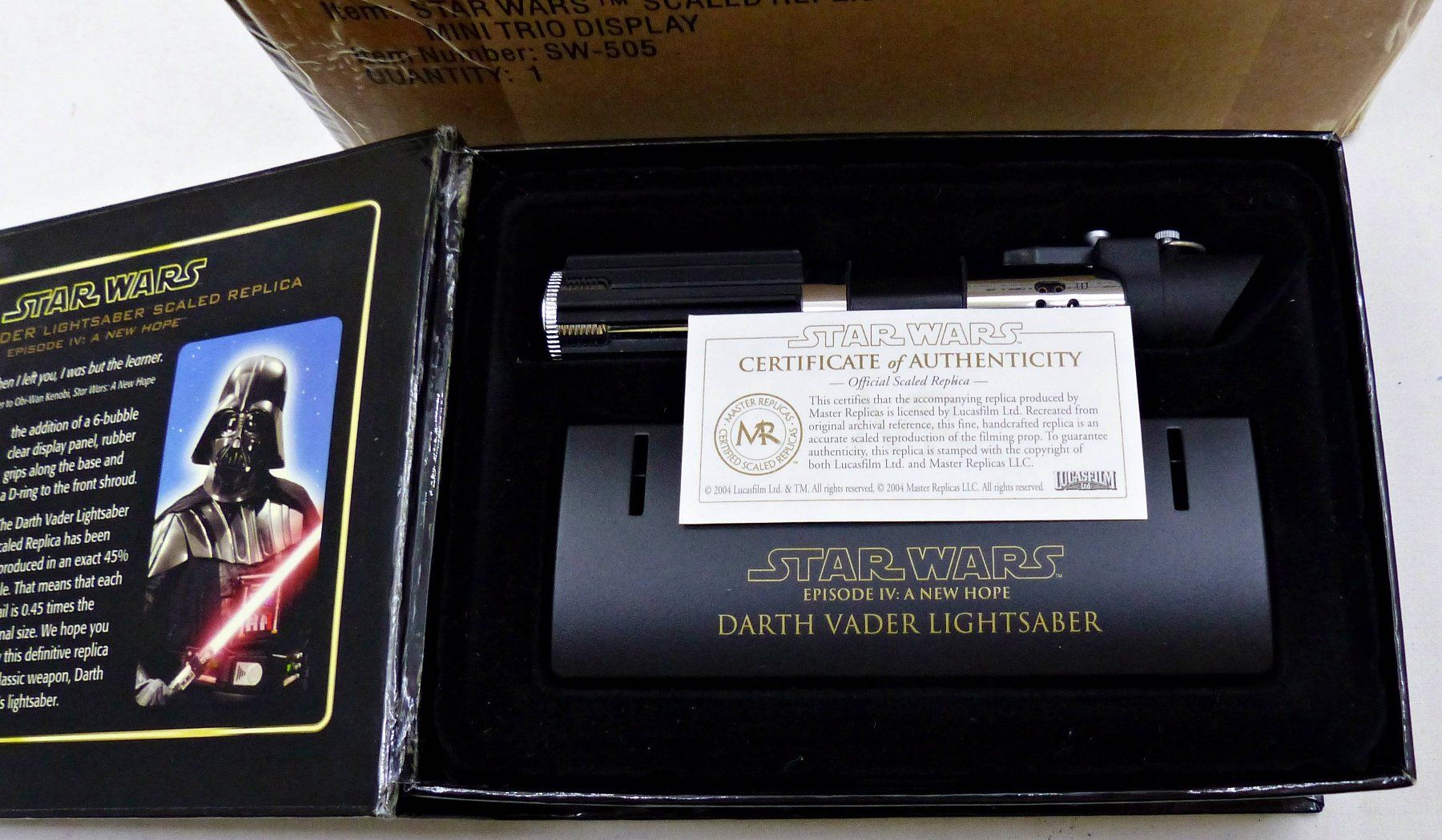 Star Wars Figuren: STAR WARS SET 3 LIGHTSABER .45 MASTER REPLICA OBI-WAN DARTH – Neu (gemäss Beschreibung) aus Lugano von YouWantUS 4