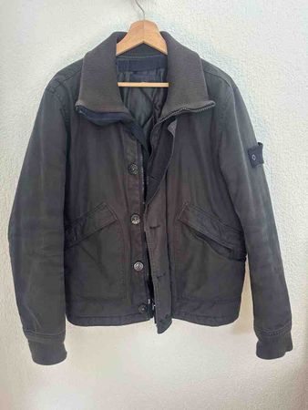 Stone Island Jacke schwarz gebrauchter Zustand