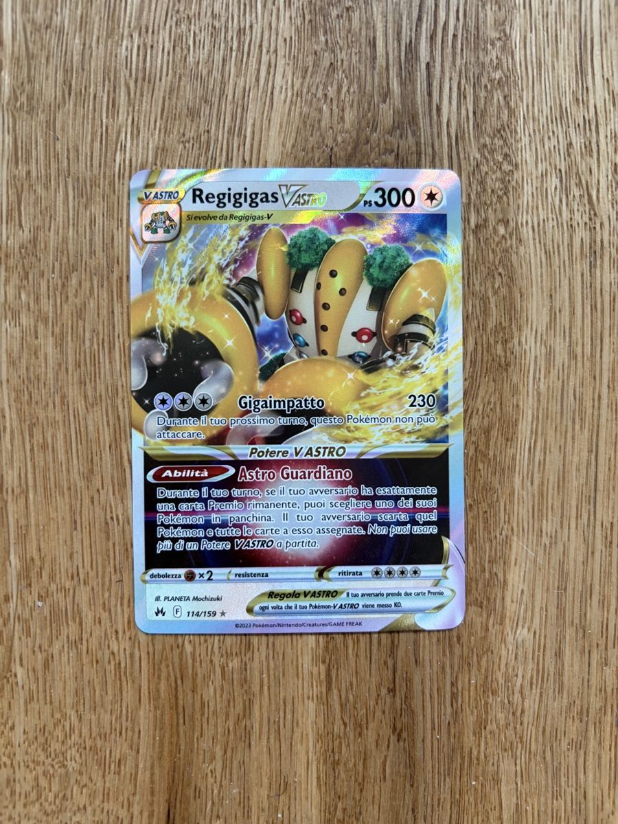 Pokémon Carte collezionabili: Regigigas VStar 114/159 IT – Nuovo (secondo la descrizione) da Celerina venduto da vyn_90