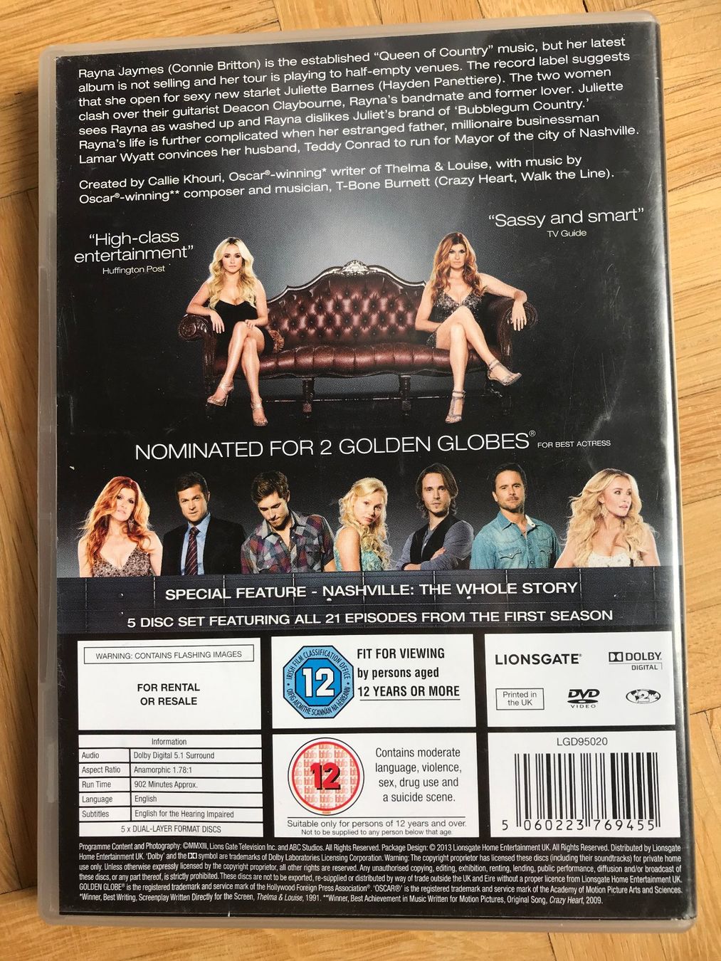 Tutti i DVDs: Nashville - Season 1 - DVD – Usato da Zürich venduto da Malcom 3