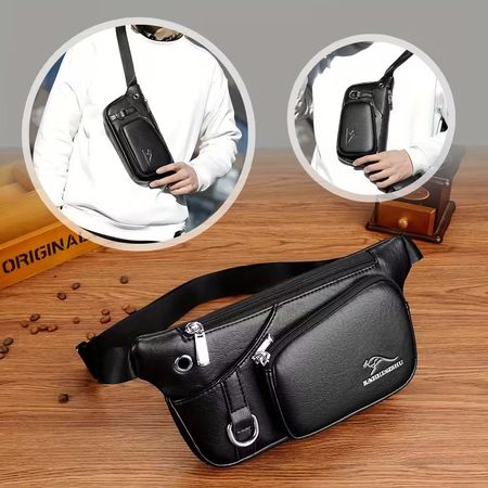 Bauchtasche / Brusttasche aus Kunstleder – Neu & Unbenutzt!