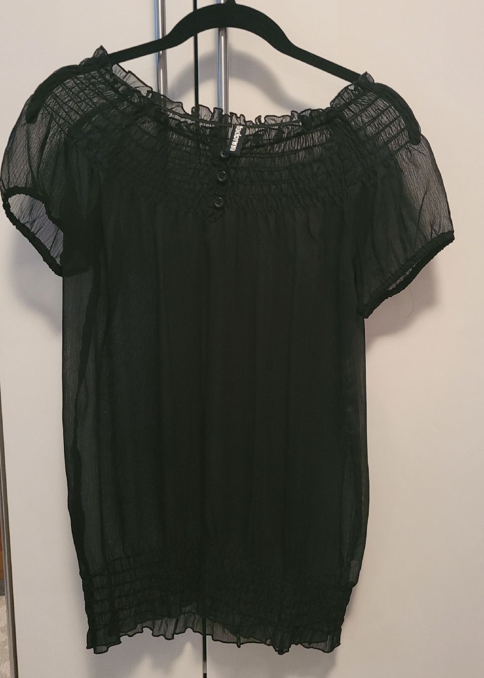 Camicette: Bluse kurzarm, leicht transparent, Chiffon – Usato da Schmerikon venduto da 7855