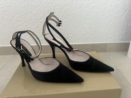 Sergio Rossi Satin Schuhe
