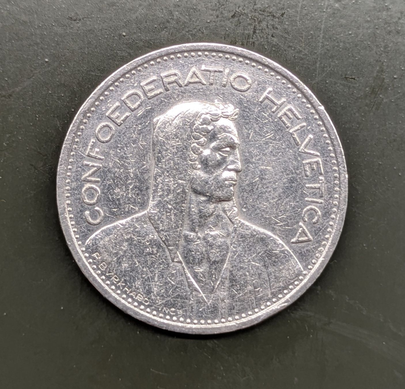 Tutti le monete: 5 Fr. Münze CH 1952 Silber – Usato da Zetzwil venduto da Stritzi 1