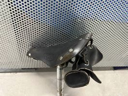 Brooks Ledersattel mit Reparaturtasche an Stütze gebraucht
