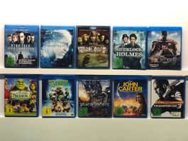 10 Stück -  Blu Ray Discs. (siehe Fotos)