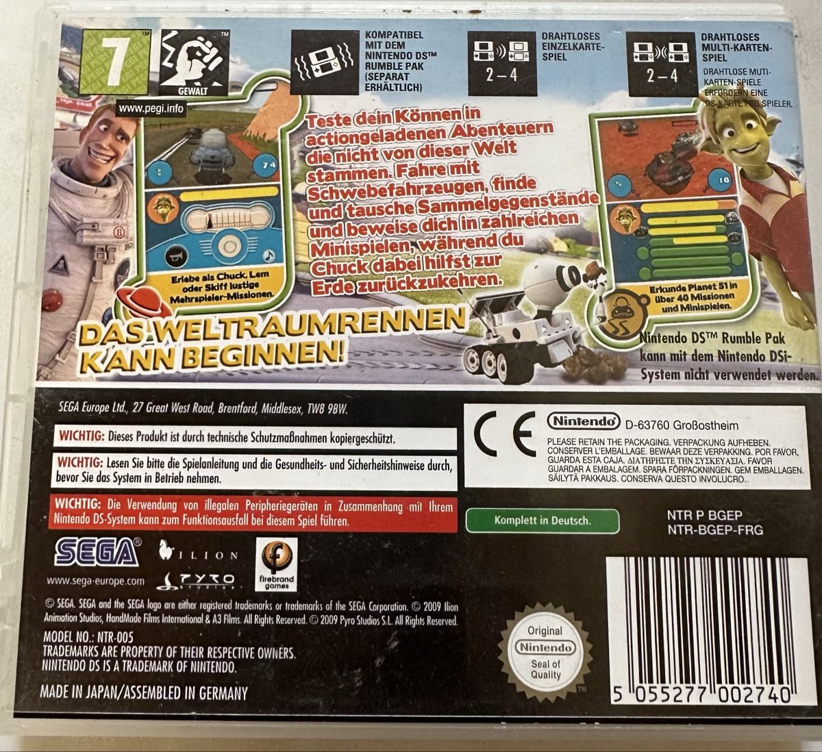 Giochi: Nintendo DS Spiel - Planet 51 – Usato da Neuenkirch venduto da ali_5pxg 1
