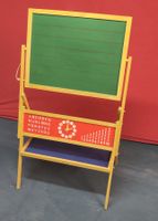 Kindertafel beidseitig beschreibbar mit Kreide/ Whiteboard