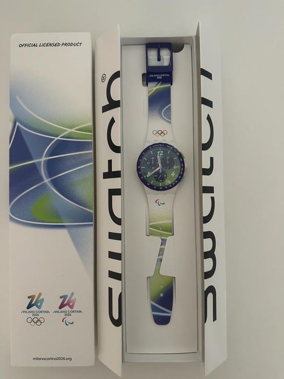 Swatch Snowy Snopes Olympia 2026 *Sold Out* (Gebraucht) in Pieterlen ...