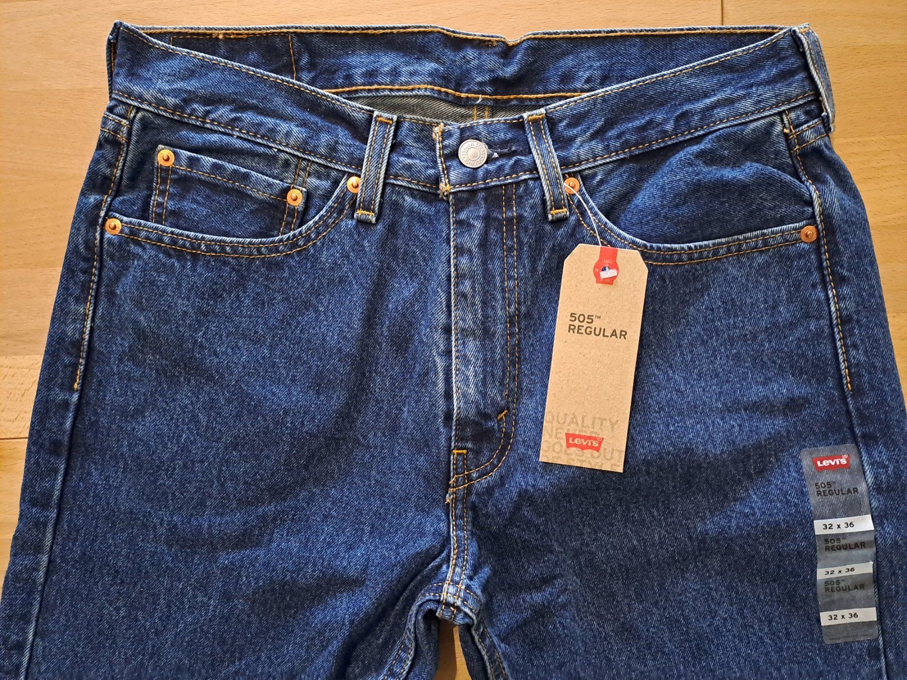 Levi's Jeans: Levis 505 W32 L36 – Nuovo e nell'imballaggio originale da Meyrin venduto da dijin 4