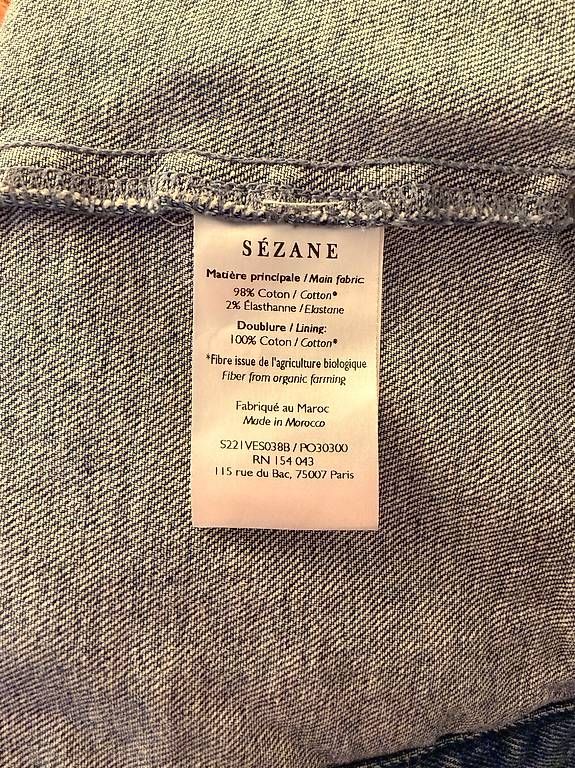 Giacche: Jeansjacke Sezane XS – Usato da Basel venduto da yet_7svp 3