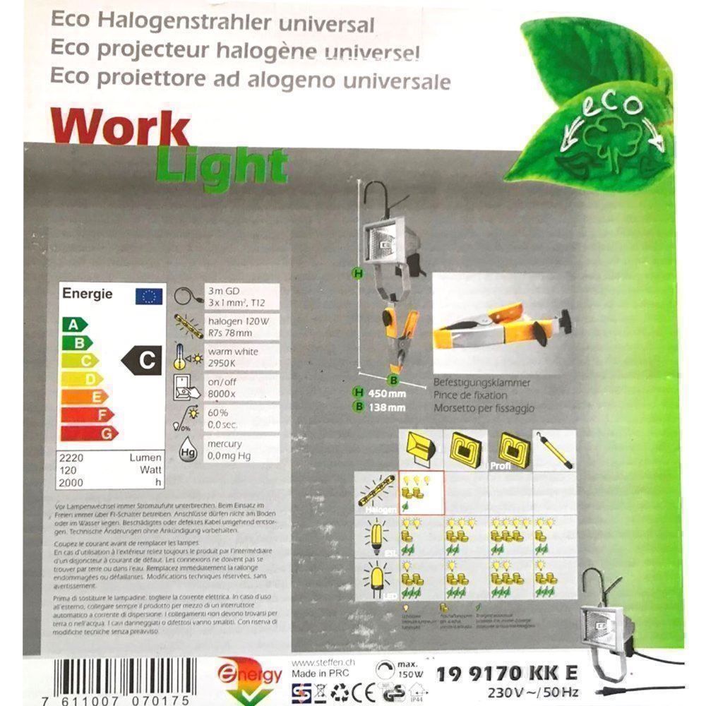 Lampade: Halogenstrahler WORKLIGHT 1 Stück – Nuovo e nell'imballaggio originale da Spreitenbach venduto da mario-shop.xs 2