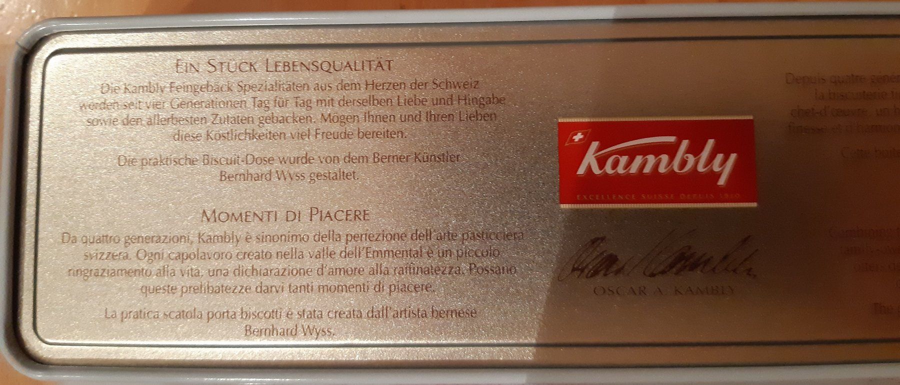 Barattoli: Kunst-Blechdose – Usato da Trubschachen venduto da MarianneJ01 4