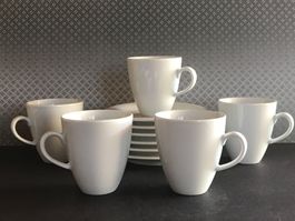 Tasse Tassen Kaffeetassen Untertassen KAHLA Germany 10-tlg