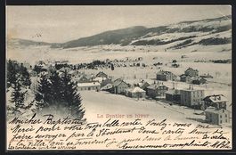 AK Le Sentier, Le village en hiver, 1901
