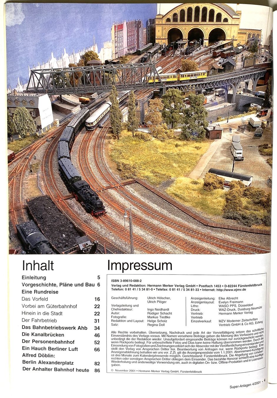 Riviste & Magazine: Eisenbahn Journal - 4! Hefte Super Anlagen 2000/2001/2002 +1 – Usato da Hünenberg venduto da Ecila 1