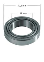 Rillenkugellager Radlager CX 45449 Anhänger Auto 29x50,3mm