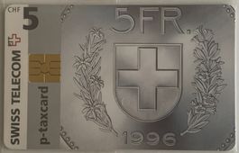 PTT Taxkarte SWISS TELECOM 1996 / CHF 5.-