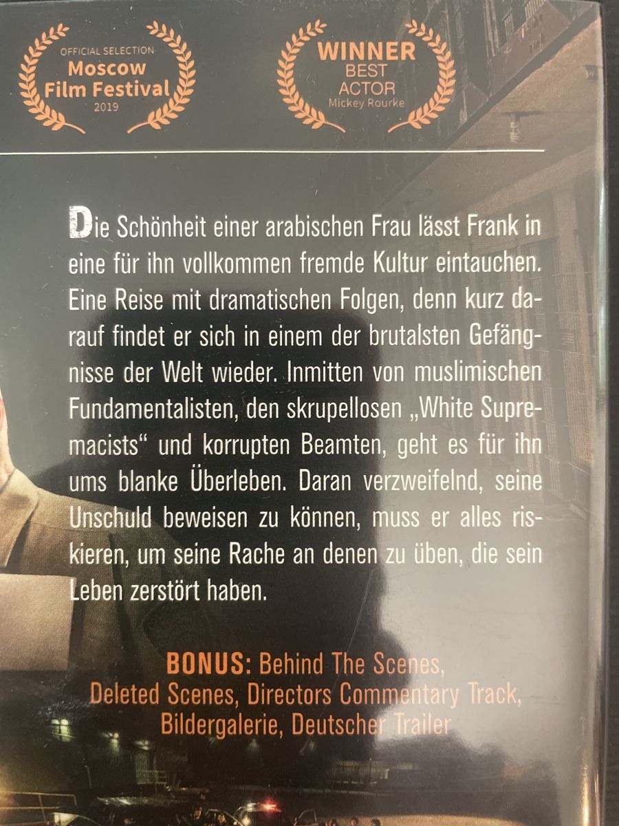Alle DVDs: Night Walk, Gefängnisfilm mit Mickey Rourke – Gebraucht aus Winterthur von machmaschine 2
