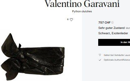 Valentino Borse da donna: Valentino Clutch Tasche / sac – Usato da Collonges venduto da Auganien 1