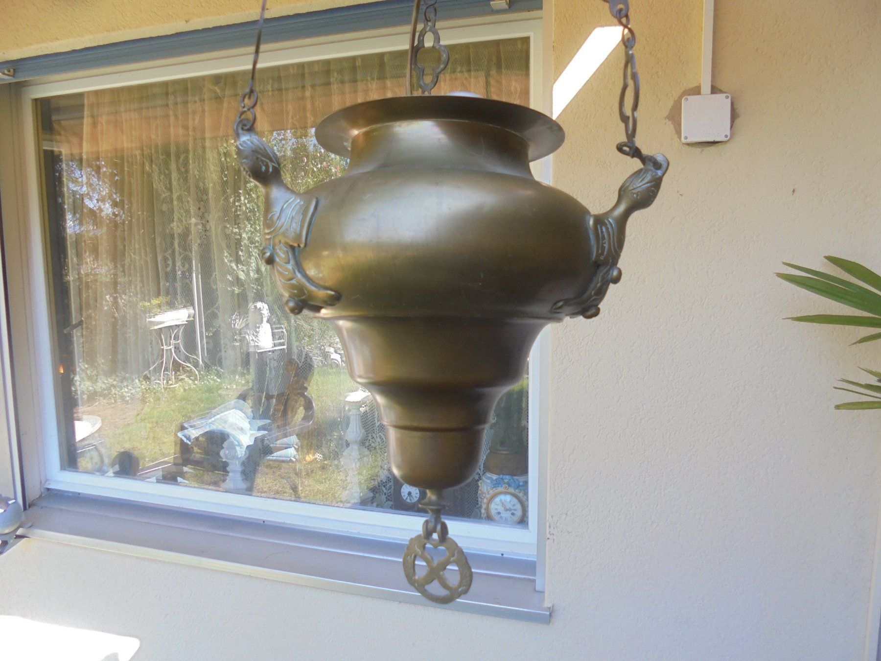 Lampadari & plafoniere: Antike Hängelampe ca. 1930-40 – Usato da Camorino venduto da Hunpete 1