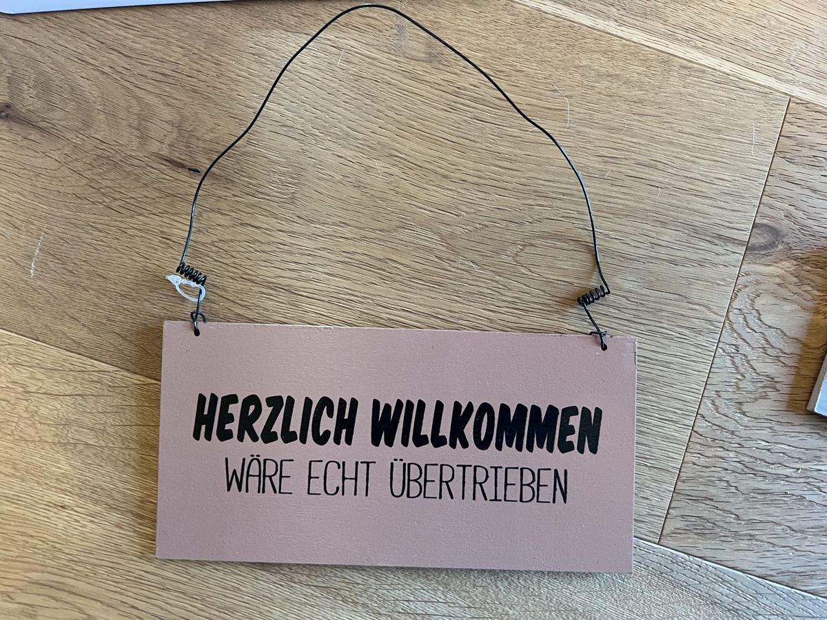 Insegne: Deko-Schilder Set mit Sprüchen – Nuovo (secondo la descrizione) da Derendingen venduto da Laubfleckerli 3