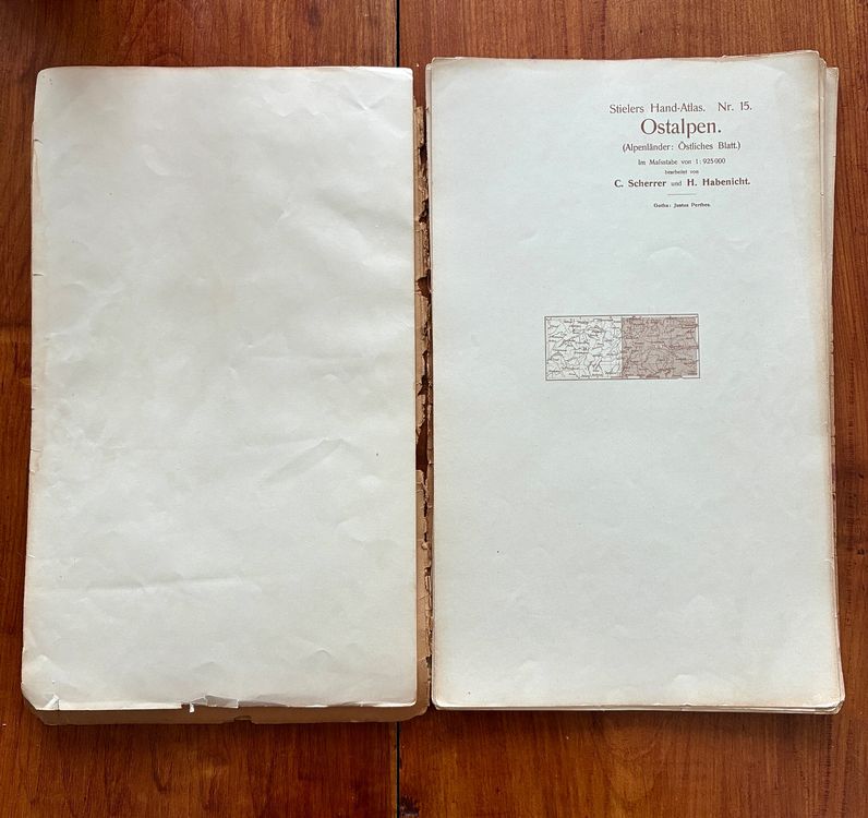 Cartes géographiques & atlas: Stielers Hand-Atlas, 9. Auflage, 1900, 17 x Karten – D'occasion à Zürich par tersus1981 4