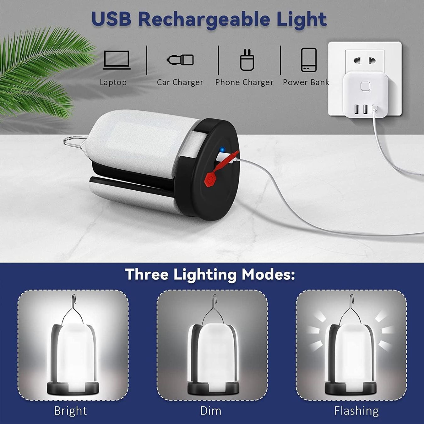 Lampen: 3 Lichtmodi Campinglampe Mini Faltbar – Neu (gemäss Beschreibung) aus Thun von nuonuoshop