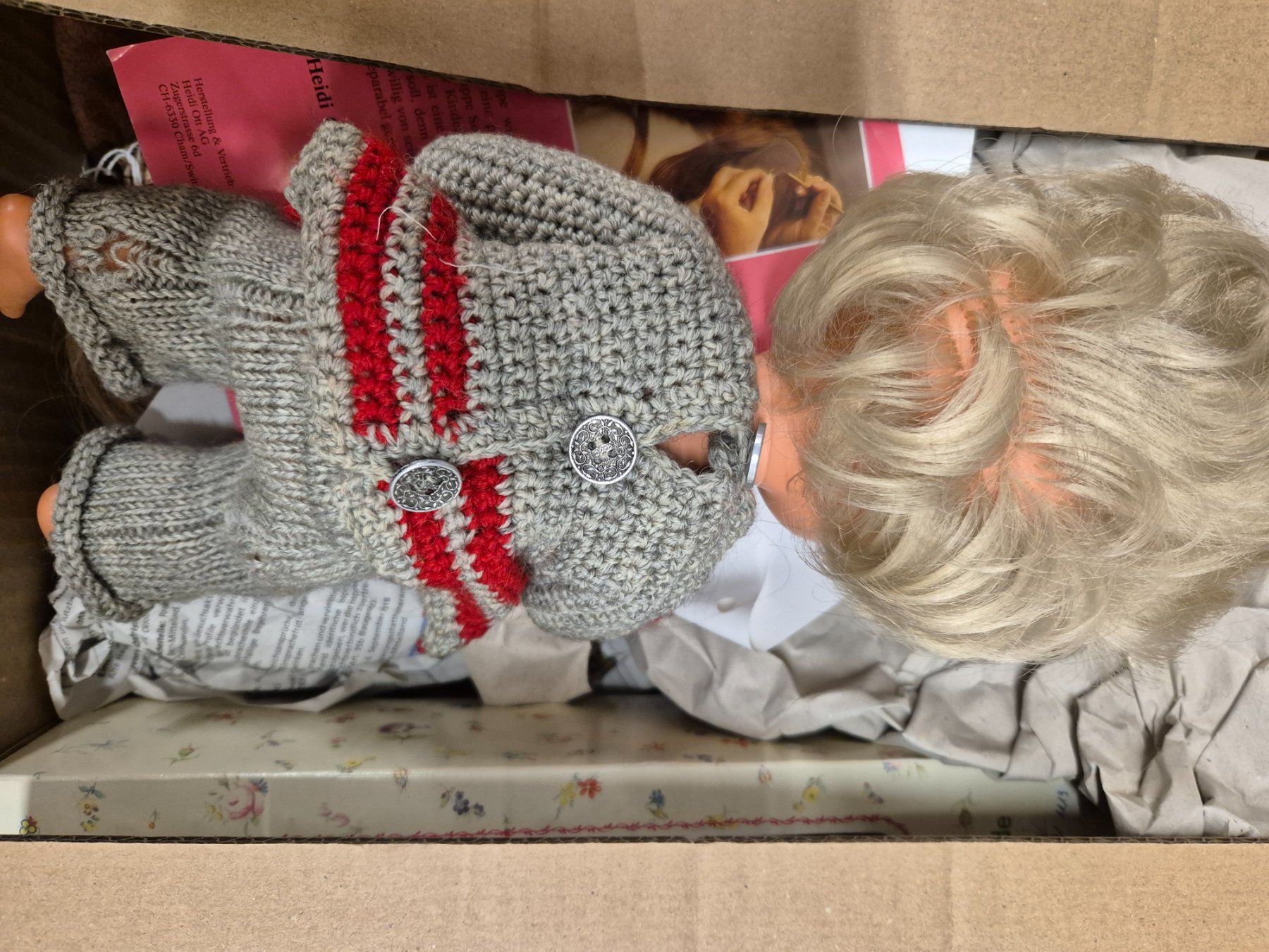 Poupées: Schildkröt Puppe mit Strickkleider, L16 – D'occasion à Schwarzenburg par Flamingo07 2