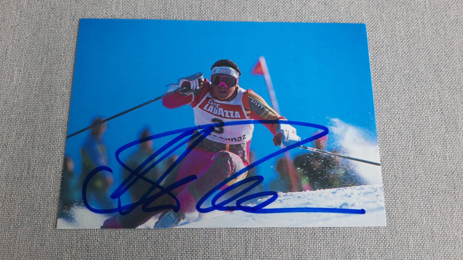 Autografi: Autogramm Alberto Tomba – Usato da Schmerikon venduto da Olympia04