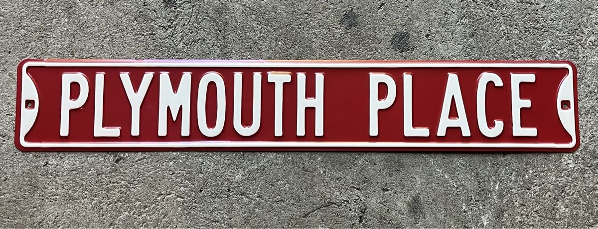 Mopar Insegne: Plymouth Place Schild – Nuovo (secondo la descrizione) da Basel venduto da barracuda360