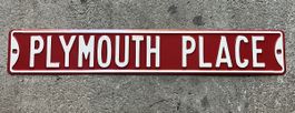 Plymouth Place Schild