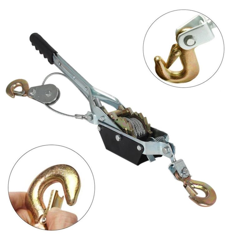 Handseilwinde 2 Tonnen - Manueller Seilzug Für Boote & Anhänger