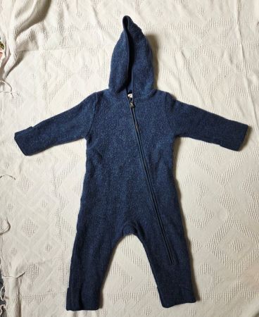 Hessnatur Wollwalk Overall Gr. 86/92